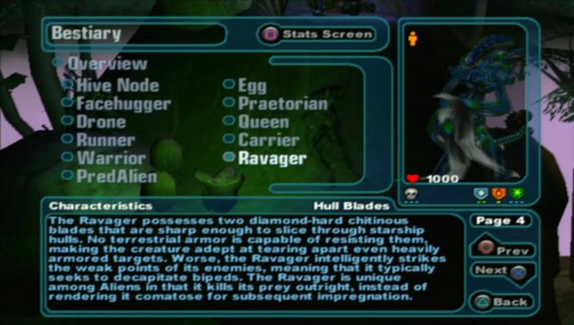 Let's Play Aliens versus Predator Extinction Bestiary - #014 - Carrier, Ravager