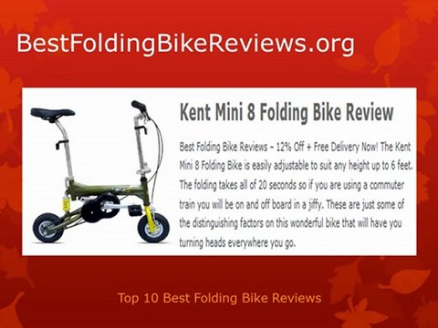 Folding Bike Reviews - Top 10 Folding Bicycles