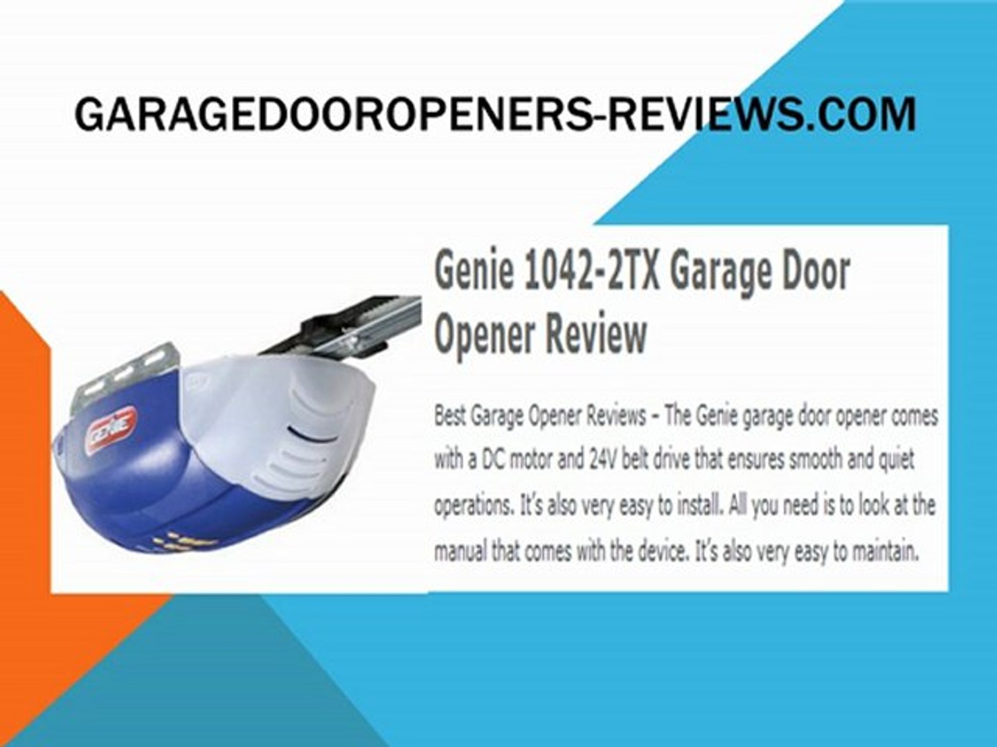 ⁣Garage Door Opener Reviews - Top 10 Garage Openers