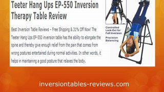 Inversion Table Reviews - Top 10 Inversion Tables