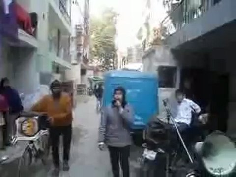 Gospel Open air Preaching by Evangelist Hemant & daughter Glory Daniels.