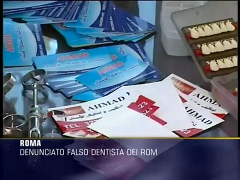 Falso dentista dei rom denunciato