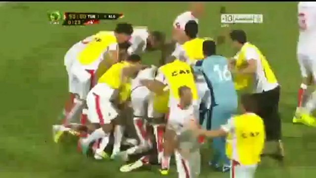 Tunisie 1-0 Algerie but Youssef el Msakni - CAN 2013 - 22.01.2012 تونس 0-1 الجزائر