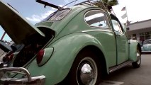 Classic VW BuGs Pt.1 South Miami 2013 VolksBlast Vintage Beetle Bus Ghia Air-Cooled Car Show
