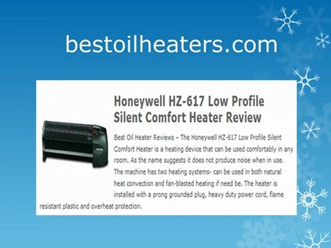 Oil Heater Reviews - Top 10 Oil Heaters