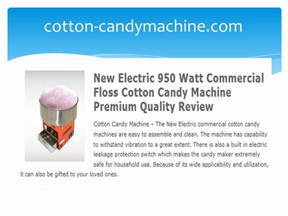 Cotton Candy Machine Reviews - Top 10 Cotton Candy Makers