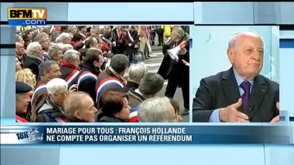 Pierre Bergé sur le mariage gay : "le temps perdu sur la loi a permis aux adversaires de se consolider" - 25/01