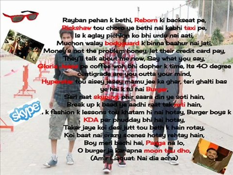 Burger-e-Karachi by Young Stunners LYRICS