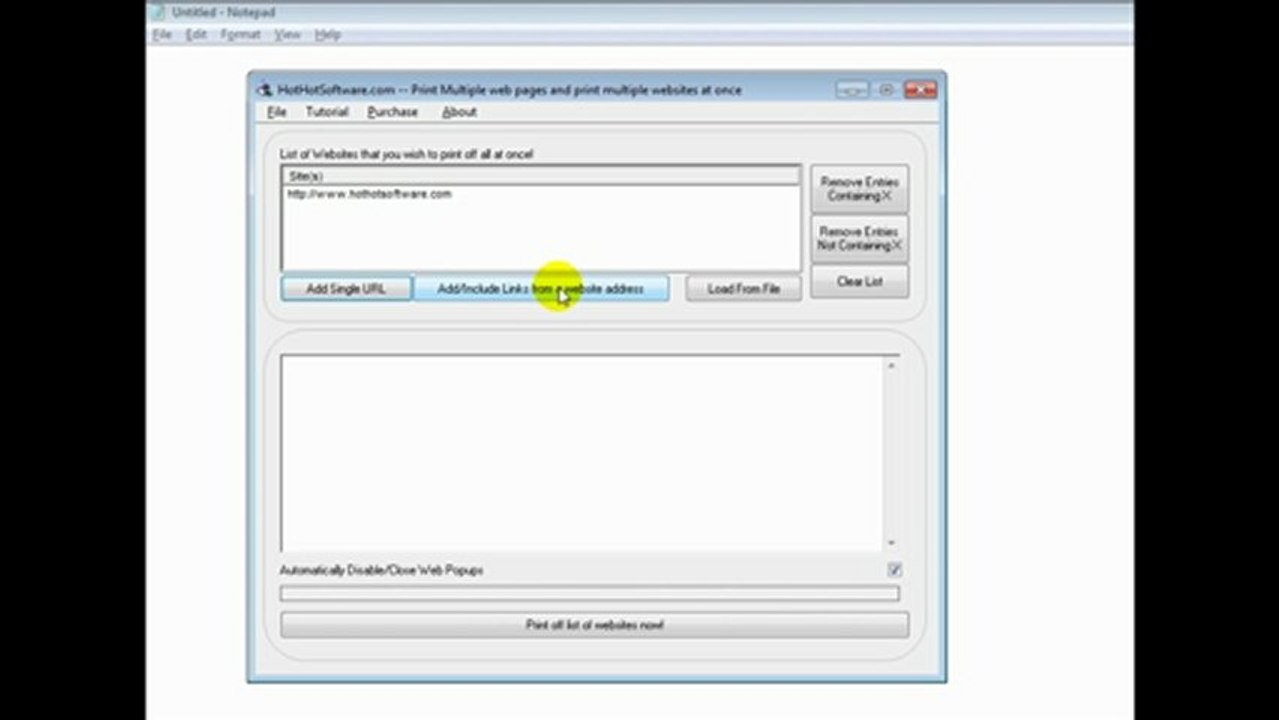 How to Print Multiple web pages and print multiple websites at once