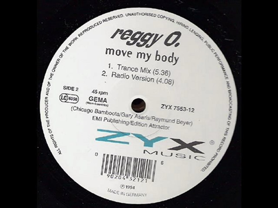 Reggy O. - Move My Body (Radio Version)