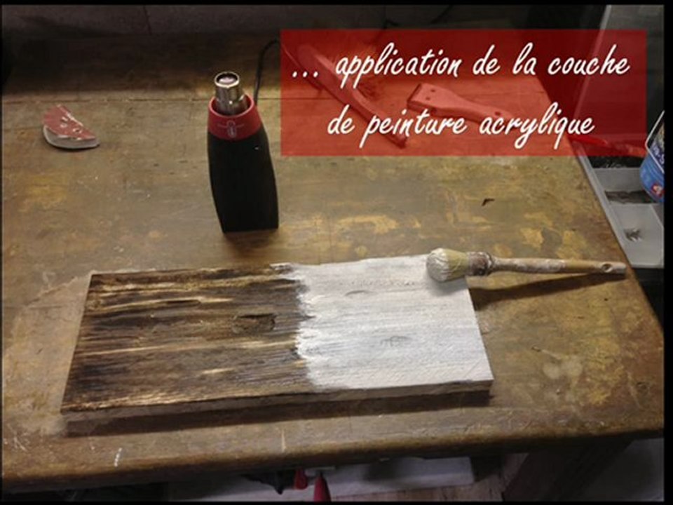 Comment donner un aspect très ancien à un bois très neuf !!!