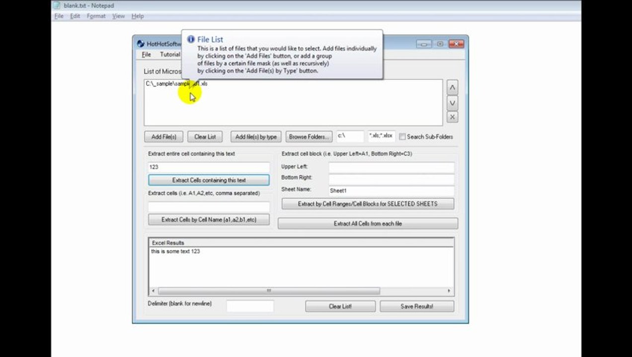 How to Extract Data and Text from Multiple Excel Spreadsheets at once