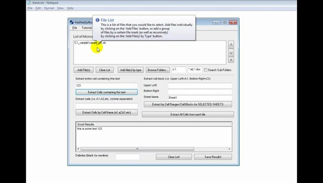 How to Extract Data and Text from Multiple Excel Spreadsheets at once