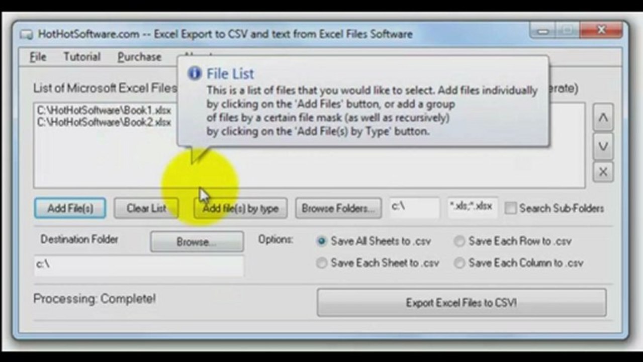 How to Excel Export to CSV and text from Excel Files