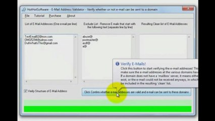 How to E-Mail Validator - check if an e-mail address exists and is valid by using the mailserver