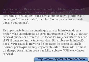 Cancer cervicauterino, vph y la historia de Liz