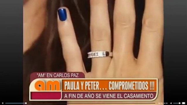 Pedro y Paula nota en AM (sobre el compromiso) - 25 de Enero