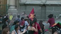 Enfrentamientos en Santiago