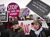 Pro-life protesters march on US Supreme Court