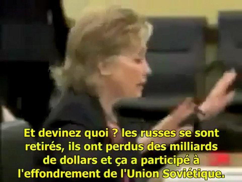 Hillary Clinton, Les Etats-Unis ont financé Al Qaida