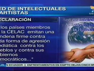 Red de intelectuales rechaza ataque mediático a Venezuela
