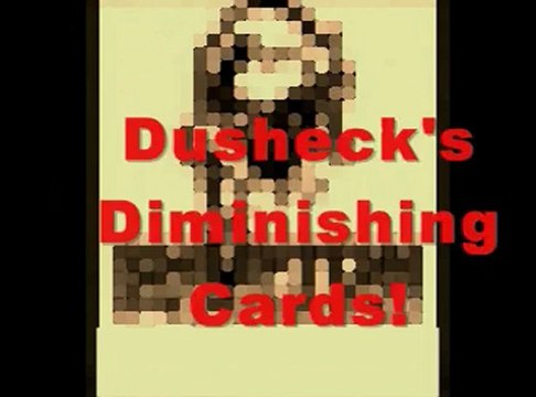 Steve Dushecks Diminishing Cards by Steve Dusheck - Magic Trick