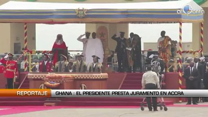 Ghana: El presidente presta juramento