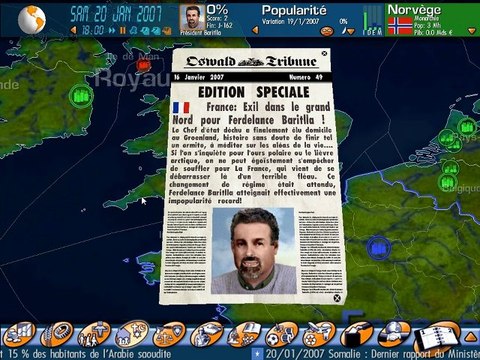Mission president : geopolitical simulator