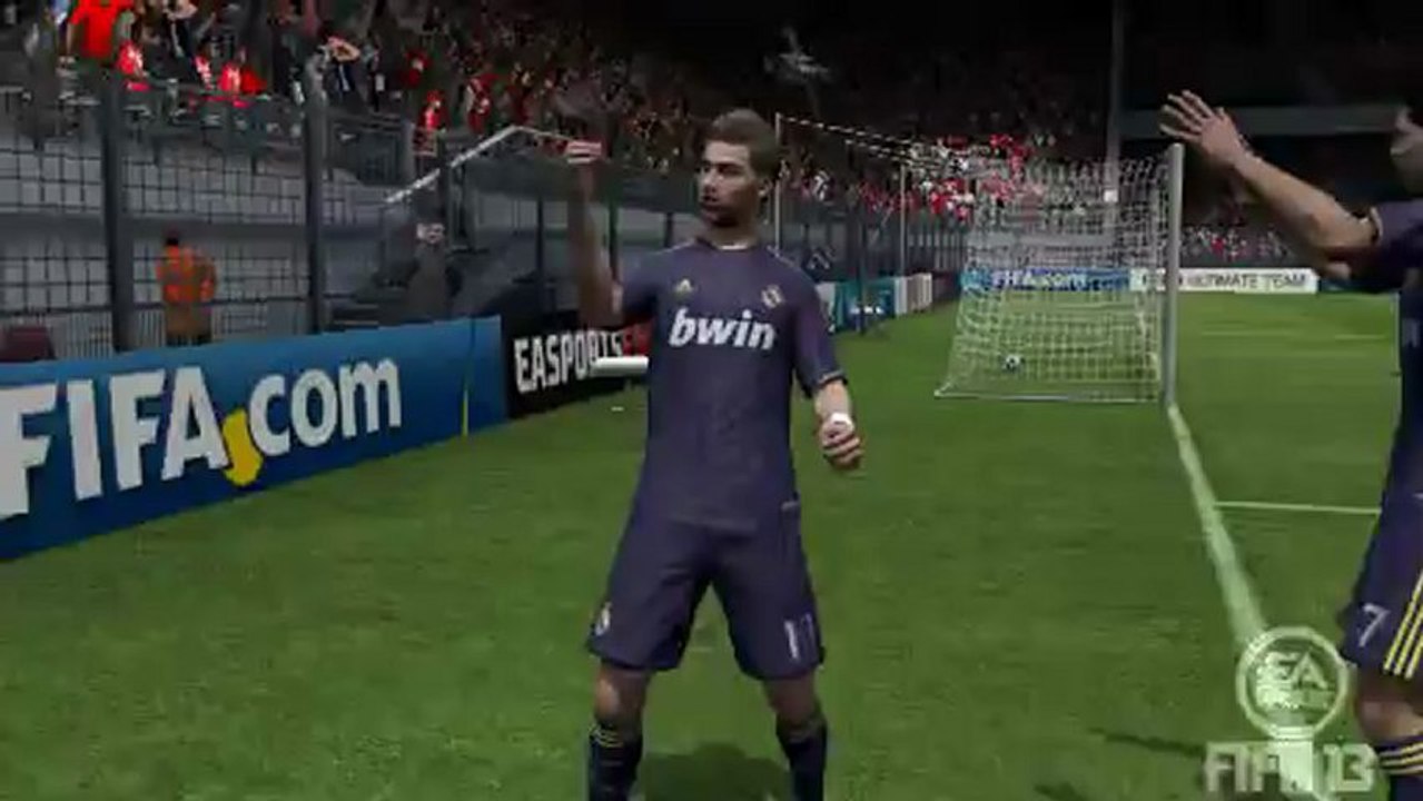LDC J01 : Etoile Rouge Belgrade - Real Madrid : Célébration de Lewel