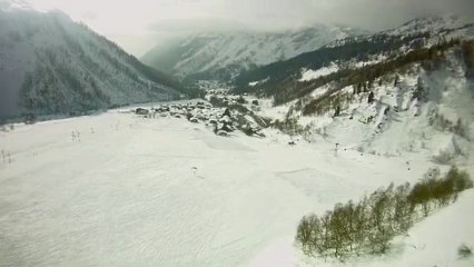 SPEED RIDING à Balme / Le Tour CHAMONIX le 25/01/2013