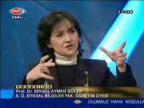 Birgül Ayman Güler 23 Ocak 2004 (TRT2, 45 Dakika programı)