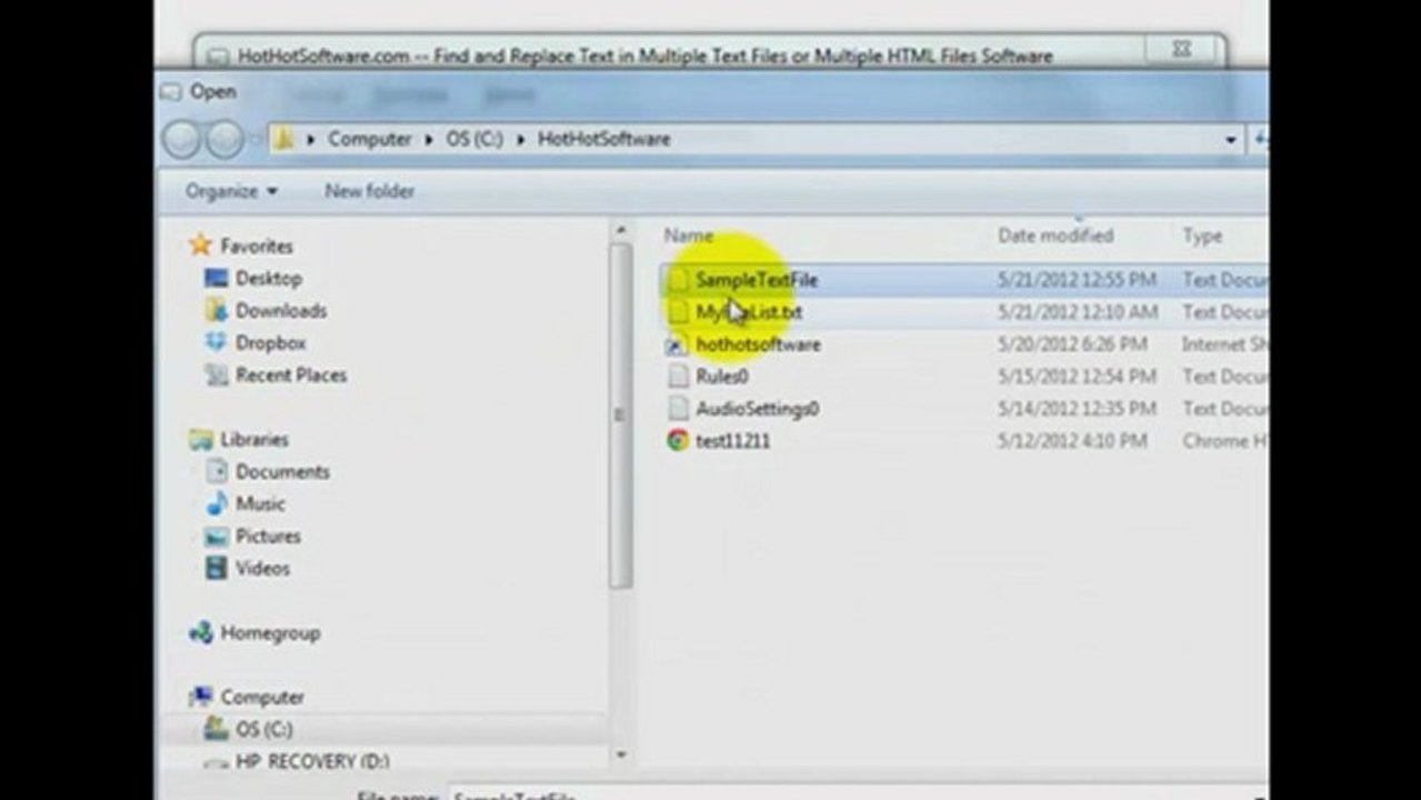 Find and Replace Text in Multiple Files (text, html, etc)
