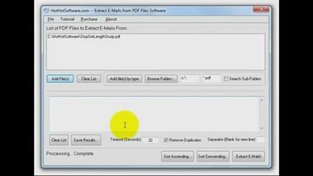 How to Extract Email PDF File Software to get emails from Multiple PDF Documents