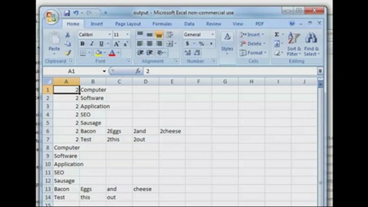 How to Create comma separated list or comma delimited or any delimited file