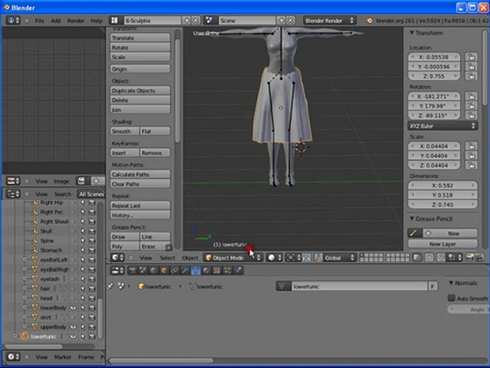 Blender - Second Life Basics, with Mesh, UV Templates and Alphas ...