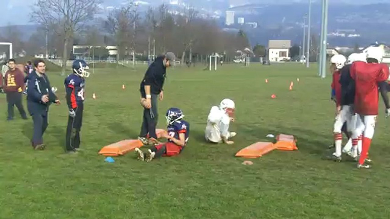 entrainement cadet Avalanches Aigles 26-01-13 Ok drill