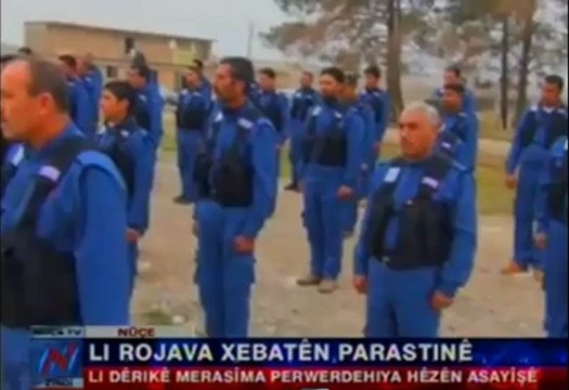 Li Dêrikê Merasîma Perwerdehiya Hêzên Asayîşê. Mezûnên Akademiya Xwe Parastinê Bawername(Dîploma)yên Xwe Wergirtin. Em jî dibêjin pîroz be û bijî Kurdistan.