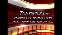 Portland Trailblazers versus LA Clippers Pick Prediction NBA Pro Basketball Odds Preview 1-26-2013