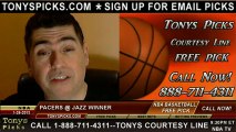 Utah Jazz versus Indiana Pacers Pick Prediction NBA Pro Basketball Odds Preview 1-26-2013
