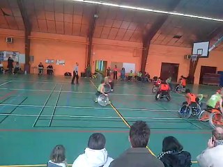 Chambray - Le Mans, 7e journée Nationale 2 Handibasket, 1er panier