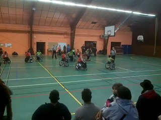 Chambray - Le Mans, 7e journée Nationale 2 Handibasket, fin du match