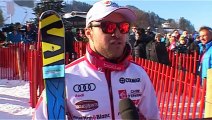 Itw David Poisson 4e de la descente de Kitzbuhel