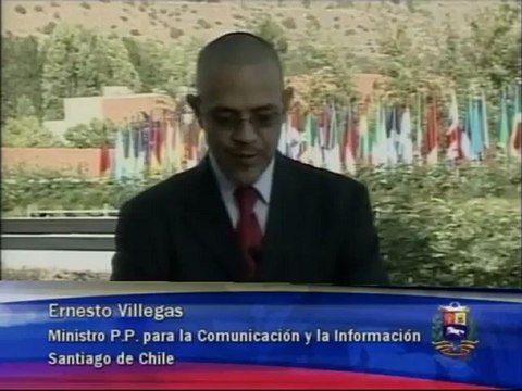 Ministro Villegas sobre salud de Chávez: La infección respiratoria ha sido superada