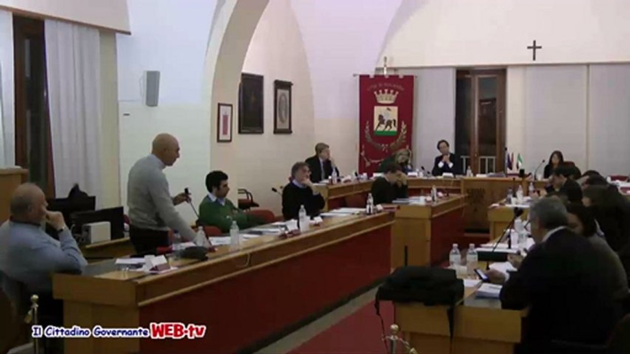 Consiglio com. 23 gennaio 2012 Punto 5 mozione sfiducia Forcellese intervento Ciccocelli