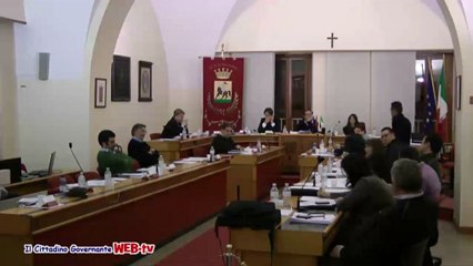 Consiglio com. 23 gennaio 2012 Punto 5 mozione sfiducia Forcellese intervento Pomante