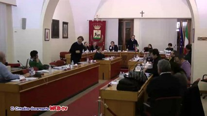 Consiglio com. 23 gennaio 2012 Punto 5 mozione sfiducia Forcellese dichiarazioni di voto e votazioni