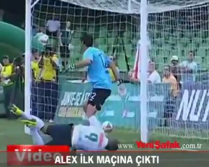 Alex ilk maçında kornerden gol attı ama...