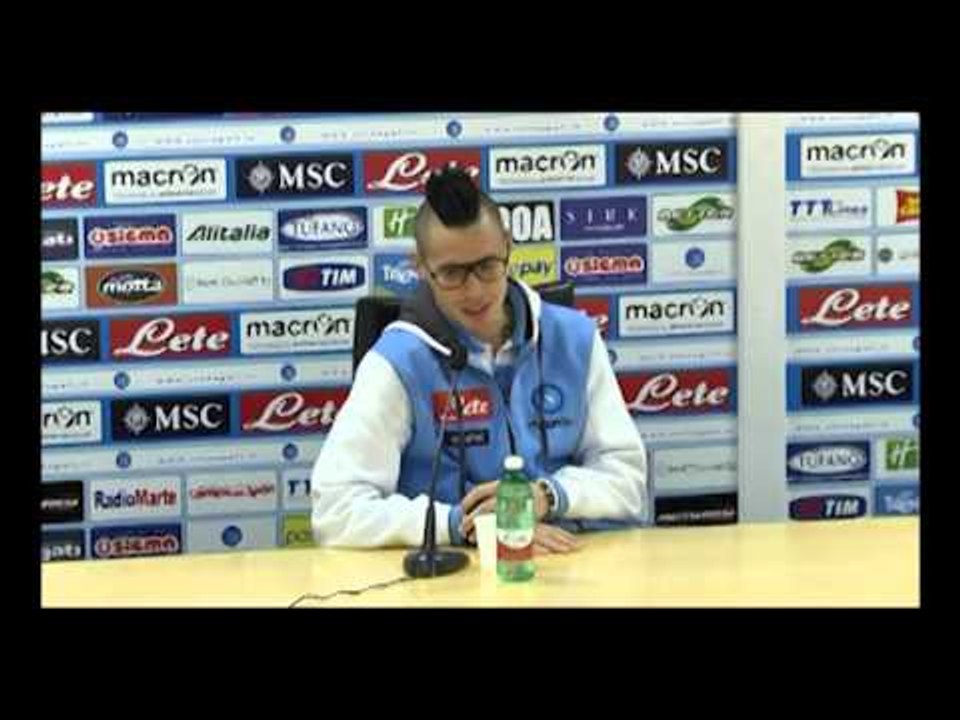 Napoli - Hamsik: la volontà di Cavani è di restare qua (26.01.13)