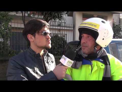 Gricignano (CE) - Strade gruviera e rifiuti sulla provinciale Gricignano-Carinaro (24.01.13)