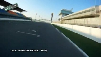Losail International Circuit , Qatar on board moto